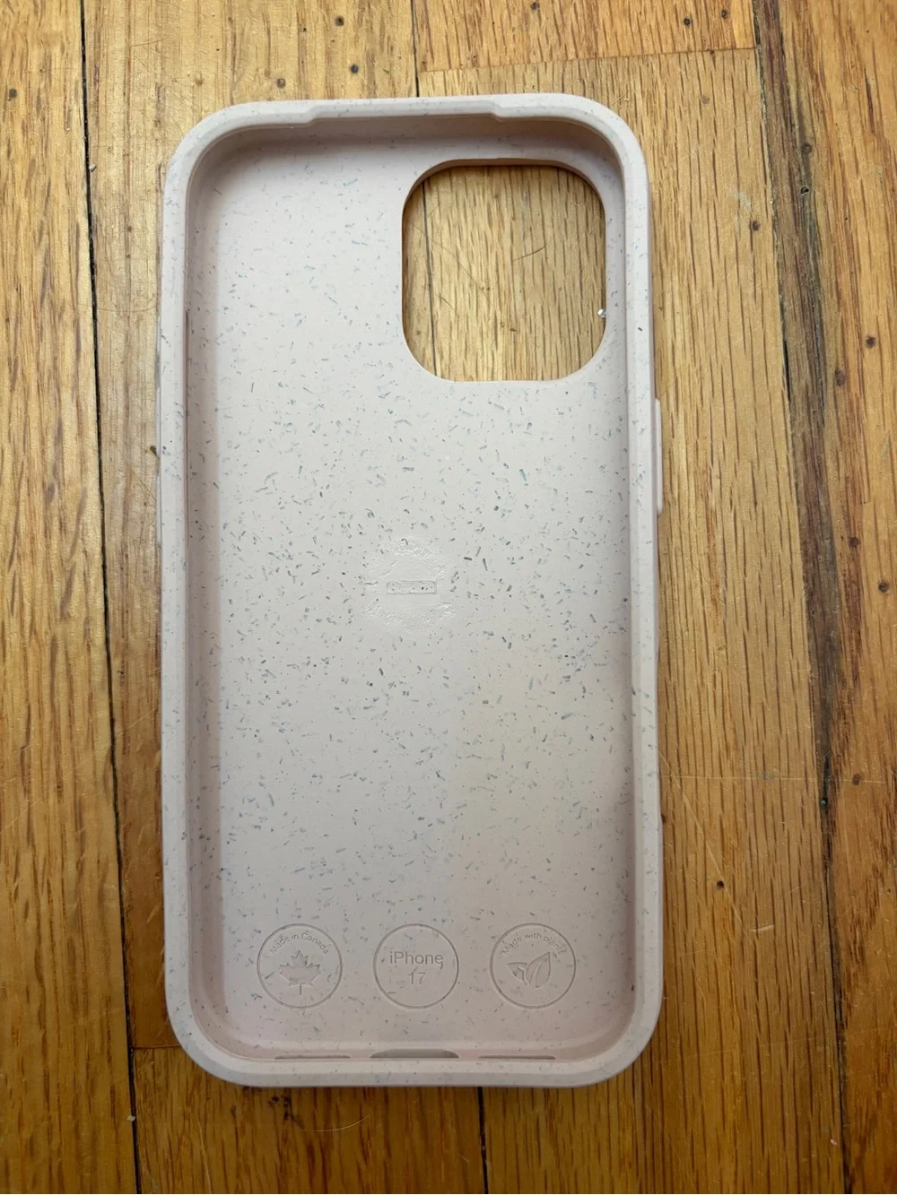 Pela Eco-Friendly iPhone 17 Case in Light Pink